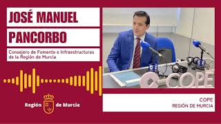 Entrevista COPE Murcia al consejero de fomento e Infraestructuras 21 nov 2023