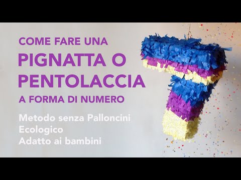 Video: Come Fare Una Piñata Per Le Feste