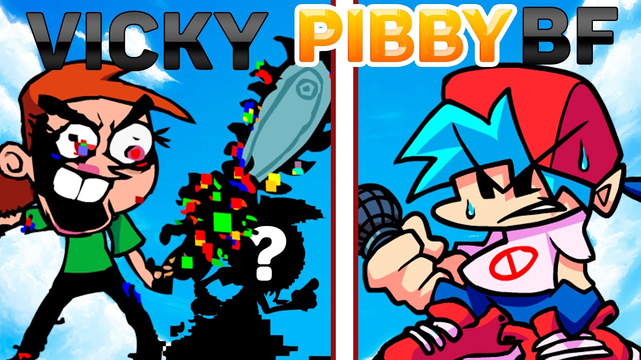 Friday Night Funkin' - VS PIBBY Vicky and ??? | Wish Come True (Come ...