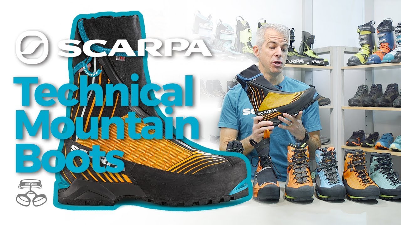 SCARPA Mountaineering Boots Technical Mtn Boots YouTube