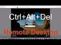 How to press ctrlaltdel in anydesk  how to press control alt delete on remote desktop