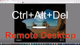 How to press ctrl alt del in anydesk | how to press control alt delete on remote desktop