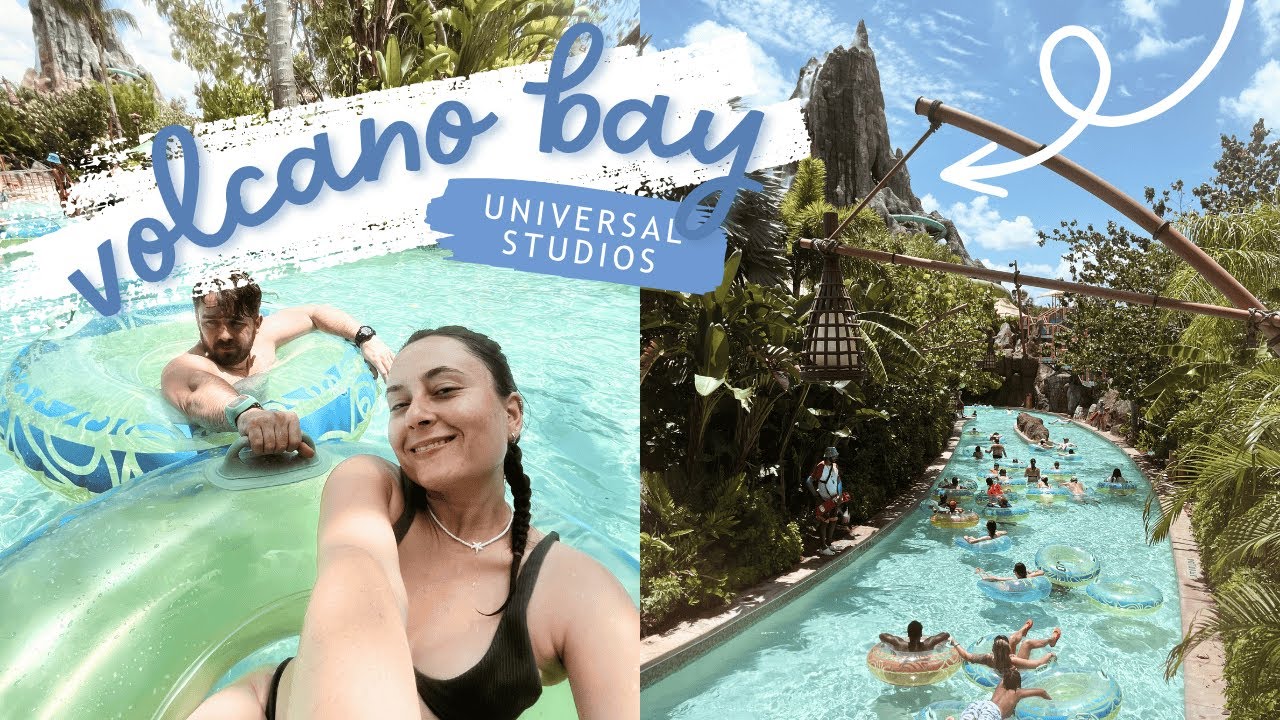 First Time at VOLCANO BAY //🌋 Universal Studio Orlando, Disney Springs & Chicken Guy Vlog