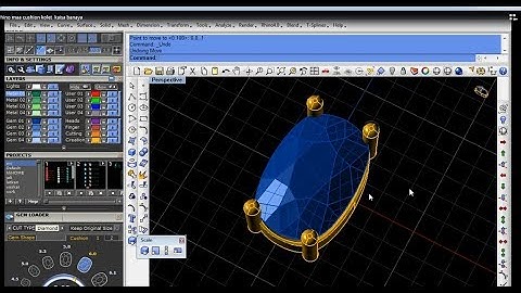 cushion kolet Gemvision Matrix Tutorial simple beautiful rhino cad 3d matrix gemvision tutorial