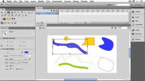 Adobe Flash CS5 Tutorial  Chapter 1 FLASH BASICS  Video 7