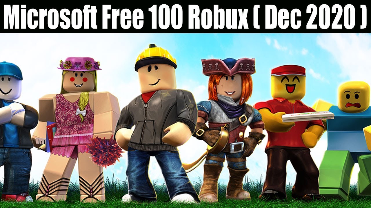 Microsoft Free 100 Robux Dec Tutorial To Get Free Robux - how to get free robux on roblox microsoft store