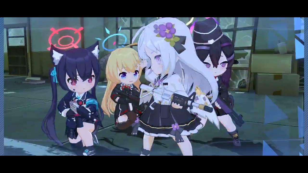 Blue Archive Stage 14-1 Hard 5 Turns 3⭐ +PyroBox