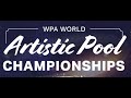 Florian venom kohler vs jamie the bayou bullet moody  2023 wpa world artistic pool championship