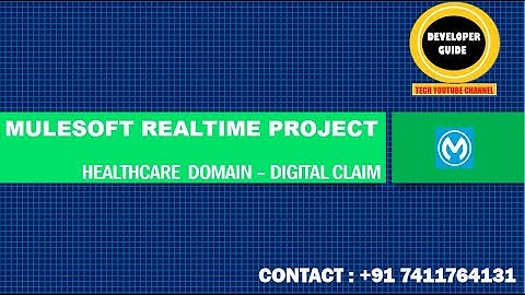 SESSION 01 : MULESOFT REALTIME PROJECT : HEALTHCARE DOMAIN : DIGITAL CLAIM