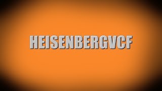 Welcome To My Channel - Heisenbergvcf Trailer