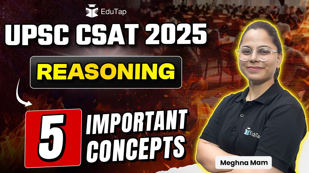 UPSC CSAT 2025 Reasoning Important Topics| CSAT Reasoning Preparation ...