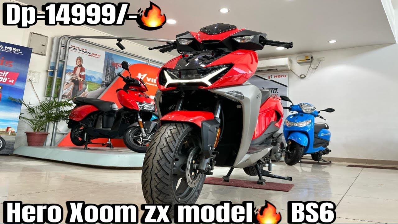 Hero New Xoom Zx 110cc Bs6 model|🔥on road price |Xoom 2025