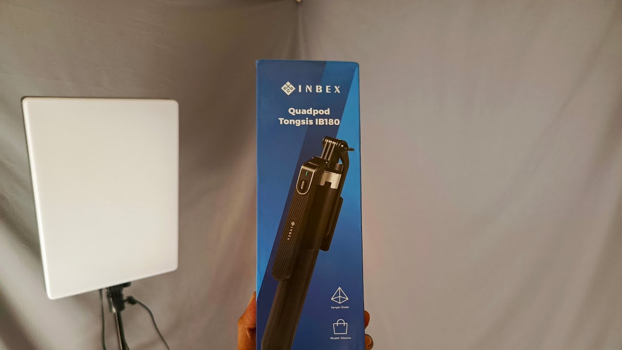 Review lengkap tongsis quadpod inbex ib 180 (live)