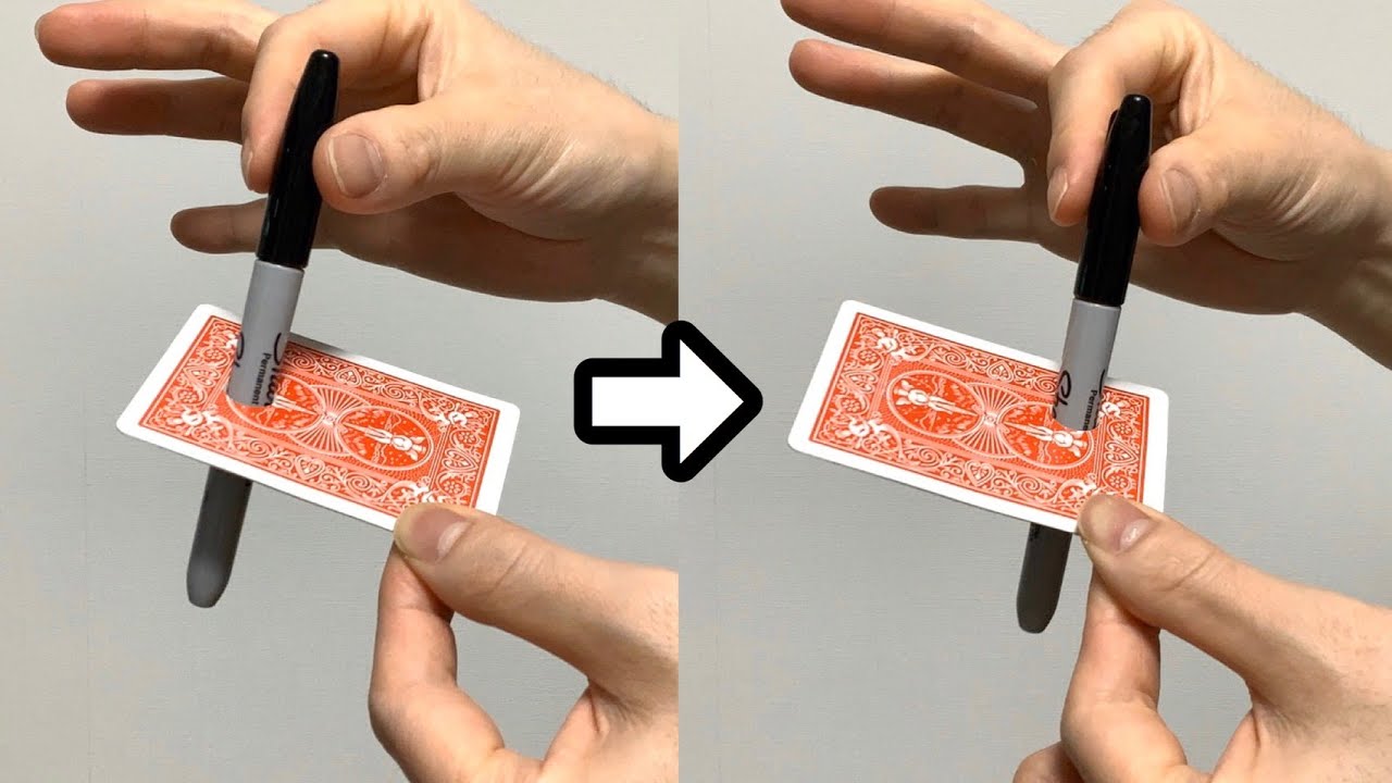 A shocking trick in which an open hole moves and closes, and a