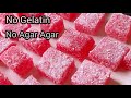 How to Make Gummy Candy without Gelatin And Agar Agar || Jujubes || Jello Candy by FooD HuT