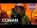 Conan Joins The Explosive Ordnance Disposal Division | CONAN on TBS