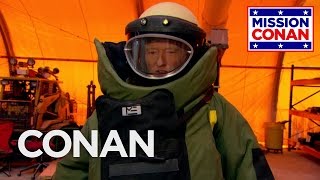 Conan Joins The Explosive Ordnance Disposal Division | CONAN on TBS