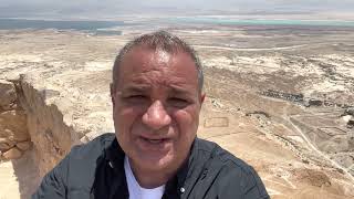 Joe Amaral at Masada near the Dead Sea in Israel