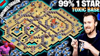 TH18 WAR BASE 🔥 Anti Thrower + Anti Dragon Base | 99% 1 Star Defense TH18 CWL &amp; Legend Base 2026