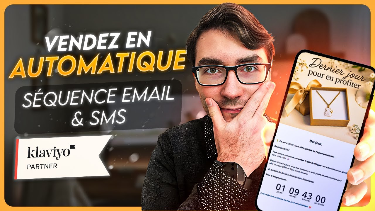 rédiger, designer vos séquences emails et les mettre en place sur Klaviyo