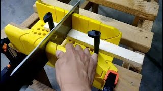 Stanley Miter Box with Saw - How to Use and Review