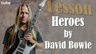 Heroes by David Bowie Lesson | GuitarZoom.com | Steve Stine