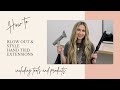 HOW TO: BLOWOUT AND STYLE HAIR EXTENSIONS // HAND TIED HAIR EXTENSIONS // AT HOME BLOWOUT