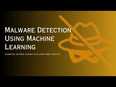 Malware Detection Using machine Learning || Final year project