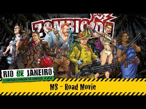 Zombicide 2nd Edition: Rio Z Janeiro Campaign (Mission M8) Board Game Gameplay