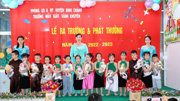 TRƯỜNG MẪU GIÁO VÀNH KHUYÊN - LỄ TỔNG KẾT NĂM HỌC 2022-2023