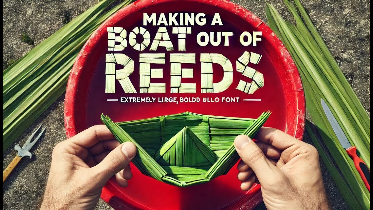 How to Build a Boat from Reeds – Simple DIY Guide! - YouTube