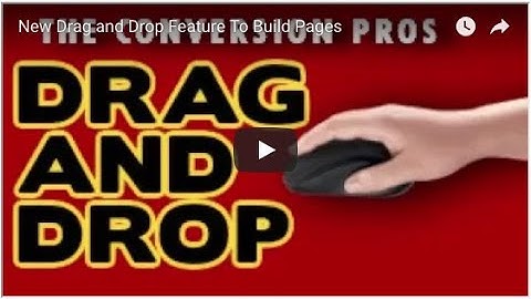 New The Conversion Pros How to Use the Drag and Drop Page Builder