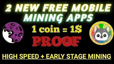 2 New Mobile Mining Apps || 1coin = 1$ || Early Stage Mining || Ucoin and TT Reward ||