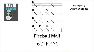 Fireball Mail | Backing Track | 60 BPM | Key of G
