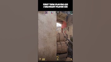 Rate the clutch! When a Valorant Player Tries CS2!