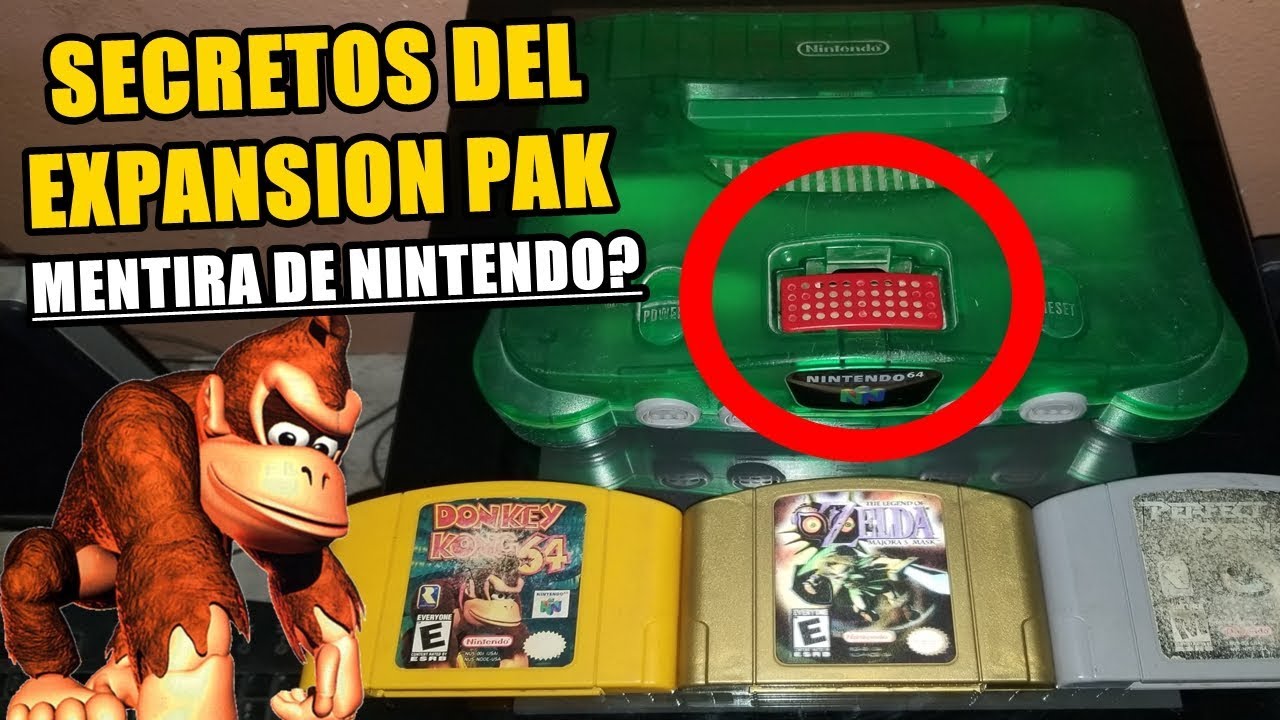 Todos los Secretos del Expansion Pak de Nintendo 64 (N64) una MENTIRA