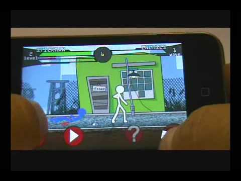 Stick-Fu iPhone gameplay