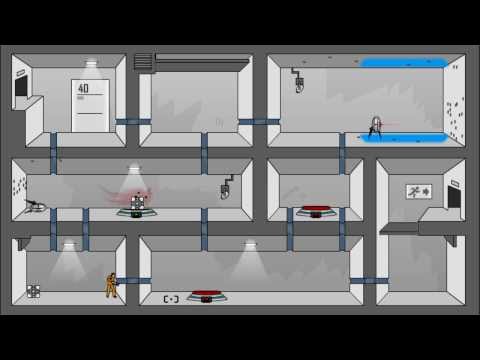 Portal: The Flash Version Walkthrough - Levels 39-40 + Credits