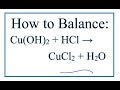 Balancing Chemical Equations Concepts