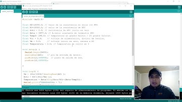 LECTURA DE TEMPERATURA NTC CON ARDUINO