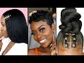 Straight Hair Hairstyles For Black Women | WOCH