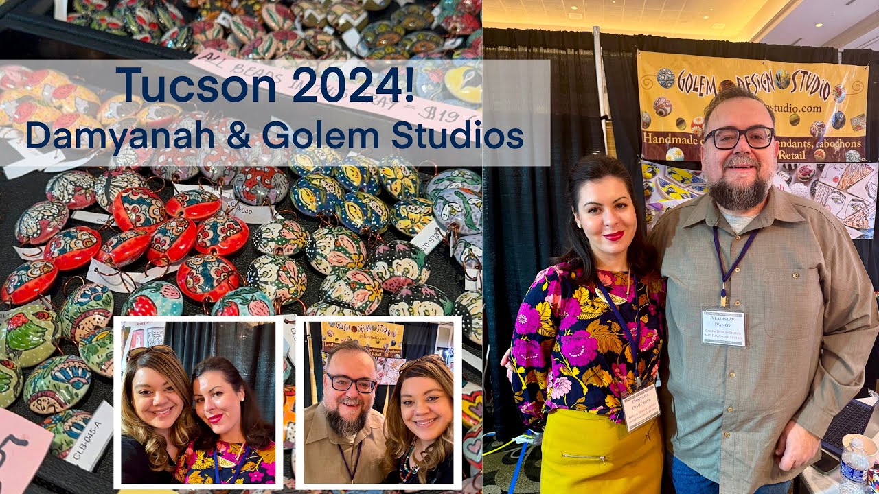Tucson Bead Shows 2024! Damyanah & Golem Studios Bead Hauls!🤩🤩 YouTube