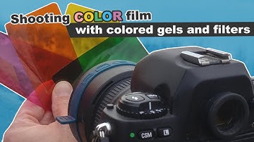 Using Color Filters and Flash Gels with Color Film
