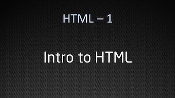 xHTML/ HTML - 1 Intro to HTML - LearnWithSaad
