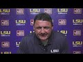 Ed Orgeron talks freshman quarterbacks, tight ends entering Florida trip