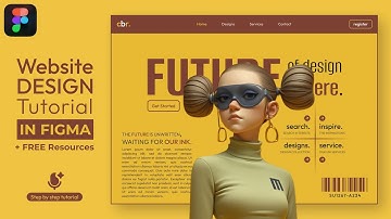 Simple Website Design Figma Tutorial || FREE Resources || DVxUI