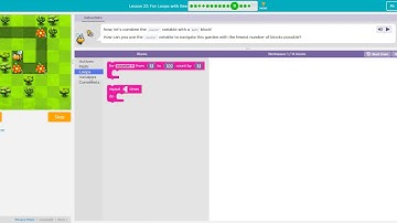 Lesson 22 Intro - For Loops with Bee