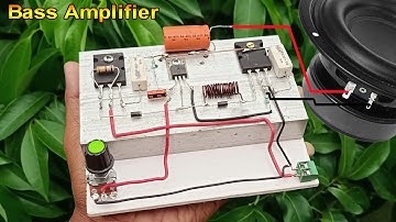 DIY Extreme Bass Powerfull Amplifier // How to Make  Amplifier Using 2SC5200 And 2SA1943