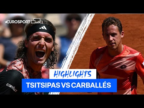 Tsitsipas Flies Through The Second Round In Straight Sets At Roland-Garros | Eurosport Tennis
