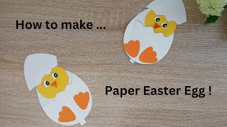 Simple craft - How to make Easter Egg